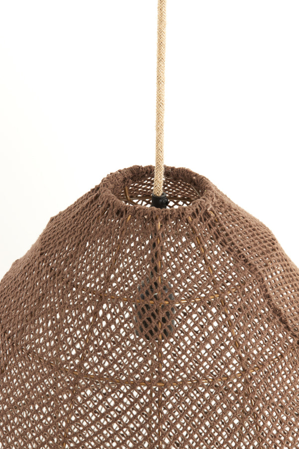 Light & Living - Hanglamp MAKASSAR - Ø50x50cm - Bruin