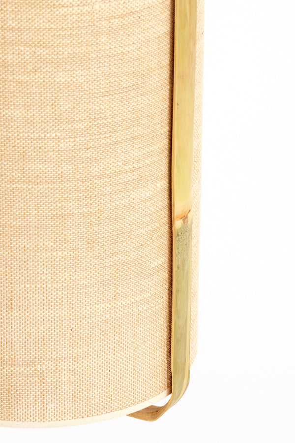 Light&living Hanglamp Ø32x60 cm SENDAI zand+bamboe naturel