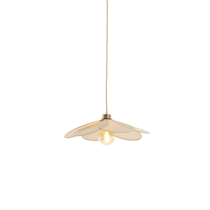 Light & Living - Hanglamp FYANO - Ø46x13cm - Bruin