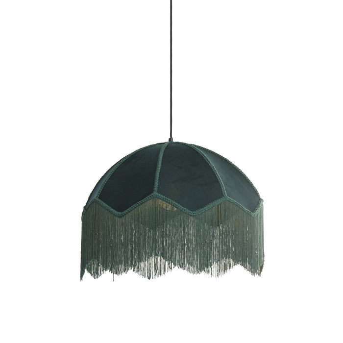 Light & Living Light&living Hanglamp Ø50x38 cm MALACIA velvet groen