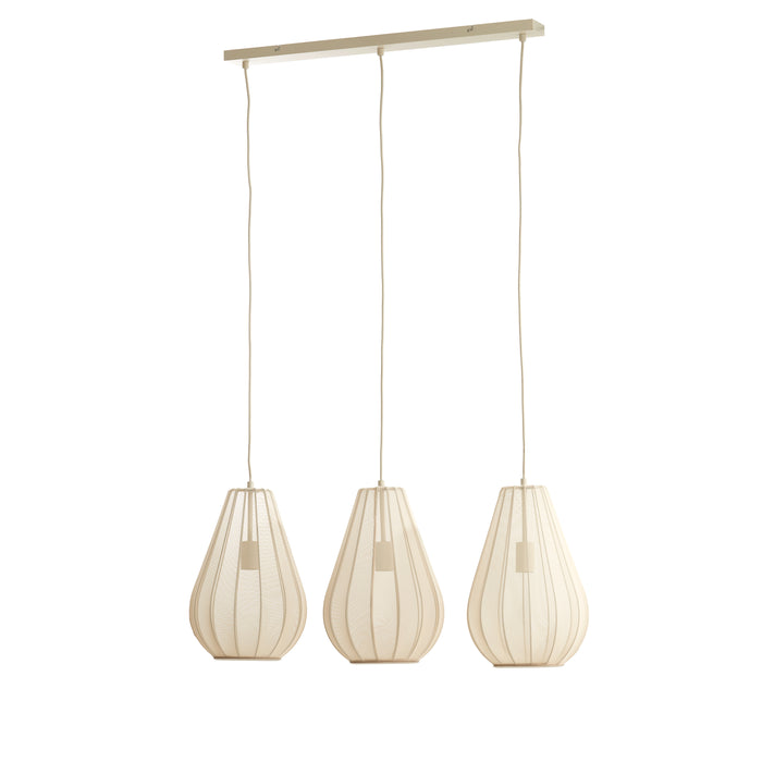 Light & Living - Hanglamp ITELA - 80x8x40cm - Bruin