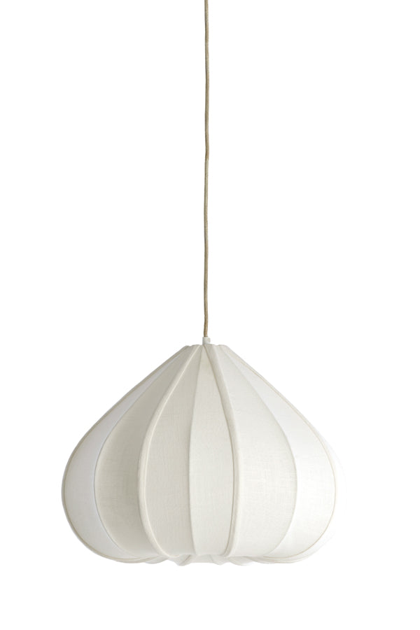 Light & Living - Hanglamp ZUBEDA - Ø49x36cm - Wit