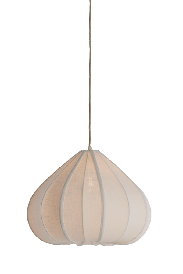 Light & Living - Hanglamp ZUBEDA - Ø49x36cm - Wit