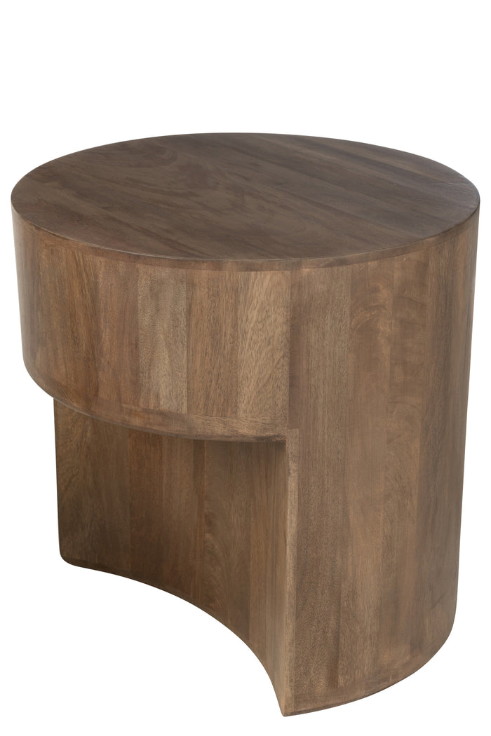 J-line - Set Van 2 Bijzettafels Toge Mango Hout Bruin - 75x75x30cm