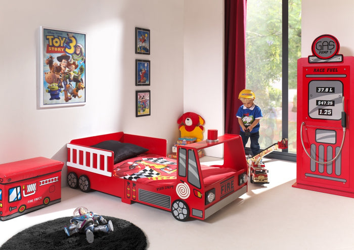 LUCEVI - Peuter Fire Truck - 147x77x61cm - Rood