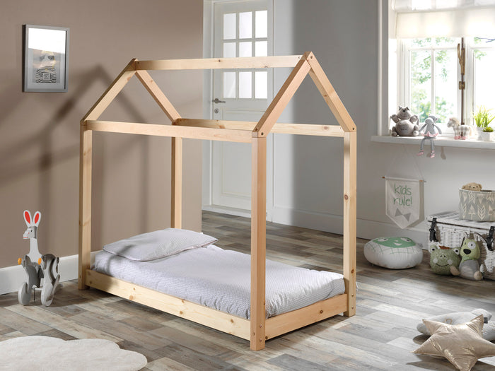 LUCEVI - Cabane Peuter Bed - 146x78x132cm - Beige