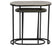 Light & Living - Bijzettafel BOCOV - 53x26x53cm - Brons - Set van 2