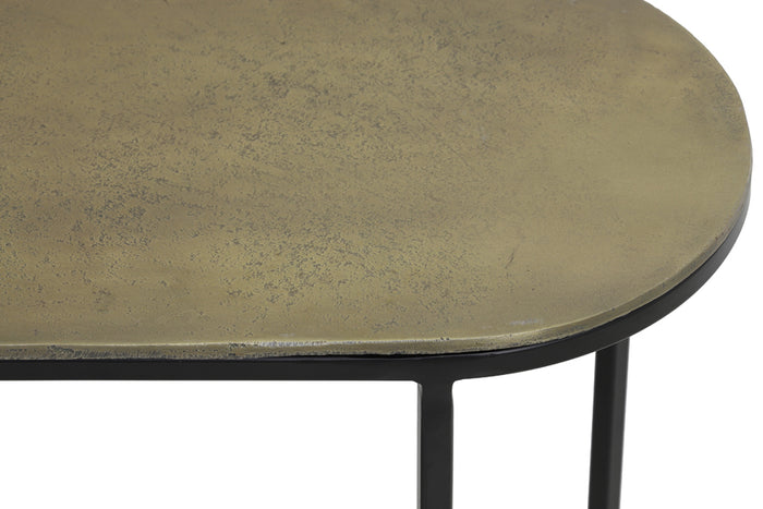 Light & Living - Bijzettafel BOCOV - 53x26x53cm - Brons - Set van 2