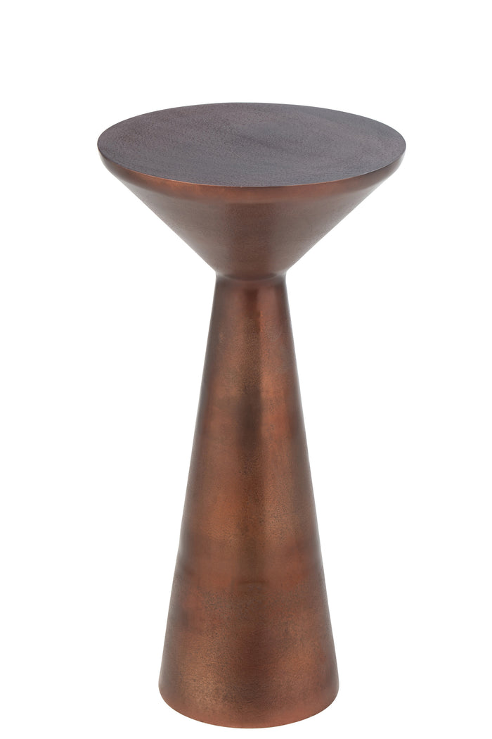 J-line - Tafel Tri Aluminium Brons - 33x33x64cm