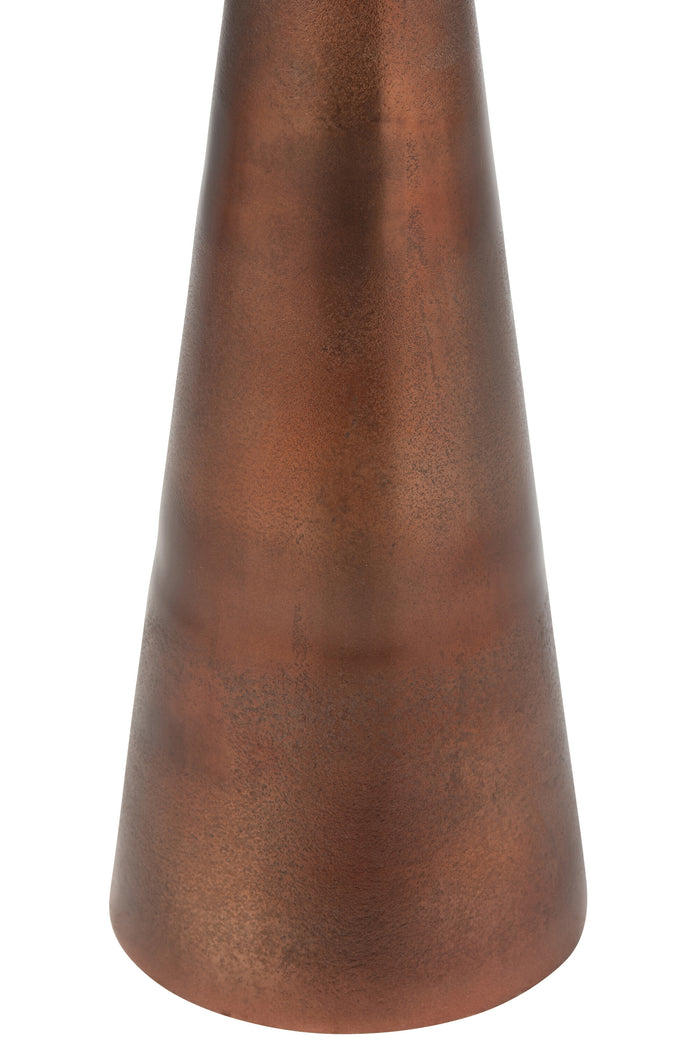 J-line - Tafel Tri Aluminium Brons - 33x33x64cm