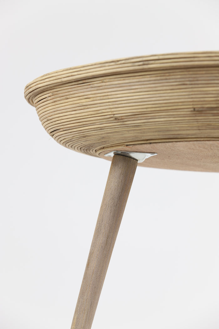 Light & Living - Bijzettafel COLON - Ø56x48cm - Bruin - Set van 2