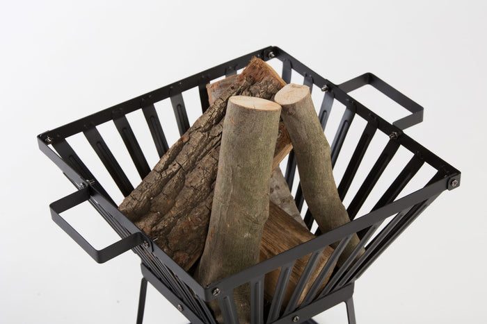 RedFire – Denver – Asplaat – Zwart - Staal – Vuurkorf – Fireplace –