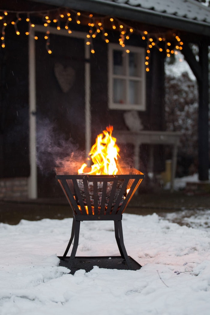 RedFire – Denver – Asplaat – Zwart - Staal – Vuurkorf – Fireplace –