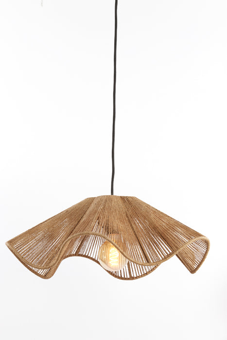 Light & Living - Hanglamp FODARA - Ø48x19cm - Bruin