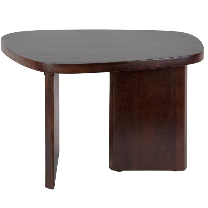 Leitmotiv - Bijzettafel Organic - Donker hout