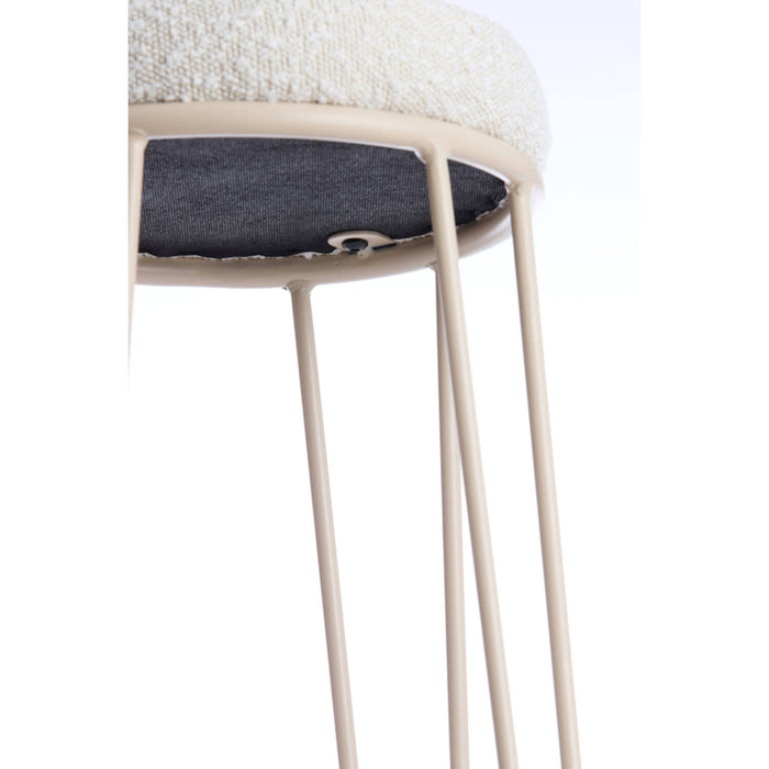 Light & Living - Barkruk ALICE - Ø14x73cm - Wit