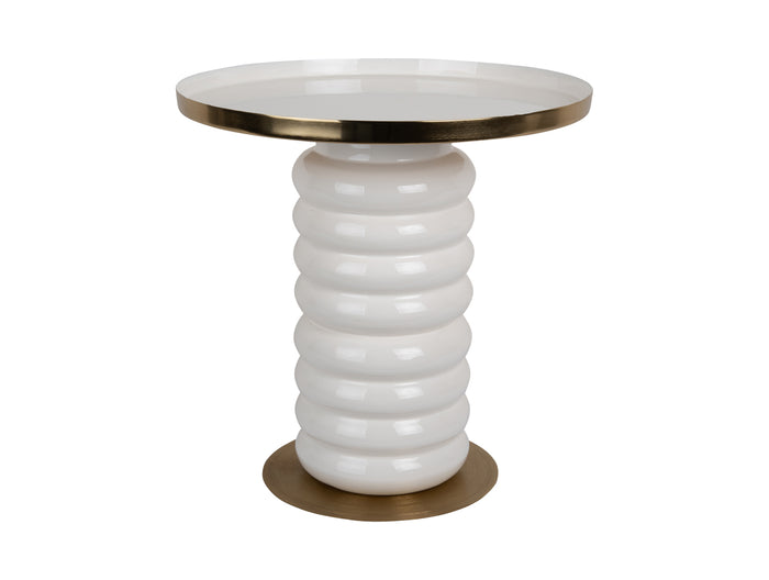 Leitmotiv - Bijzettafel Ruby - Wit