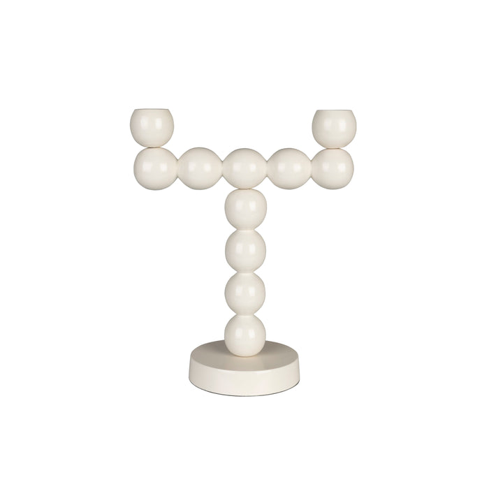 Zuiver Bubbles Kandelaar Two Shiny Beige