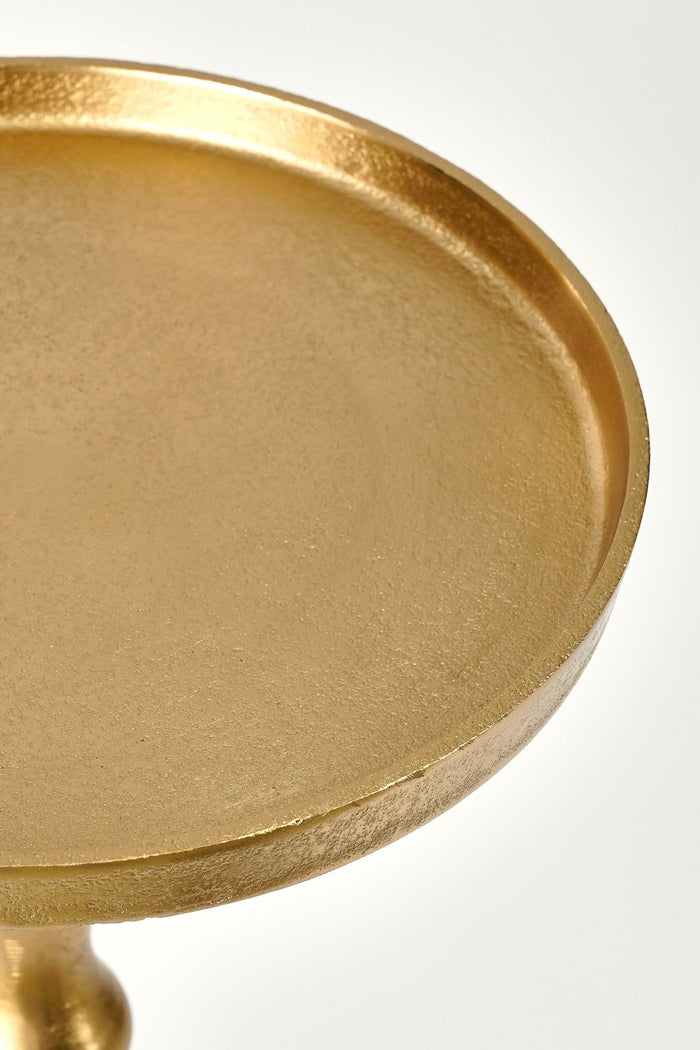 Mica Decorations Duco Bijzettafel - H66 x Ø25 cm - FSC 100% - Goud