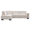 Giga Meubel - Hoekbank Beige - 3,5-Zits Links - 274x205x80cm - Napoli