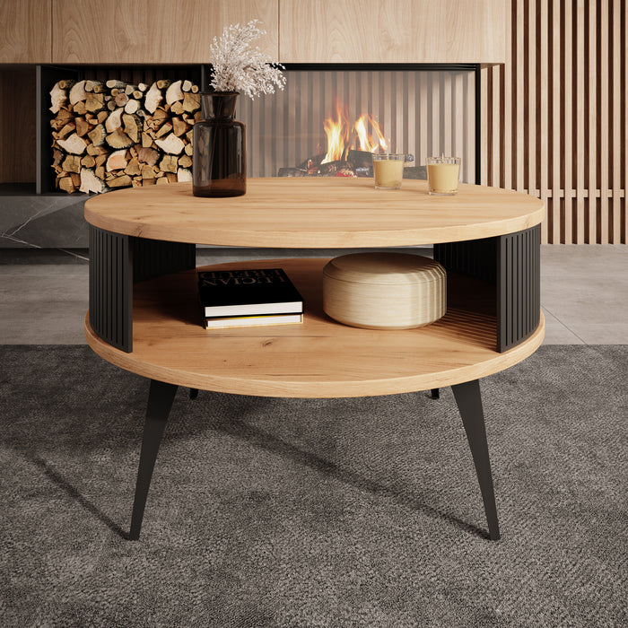 Meubella Salontafel Roslyn - Eiken - 75 cm