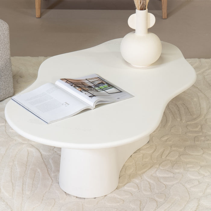 Giga Meubel - Salontafel Organisch 120cm - Beige Beton - Jessie