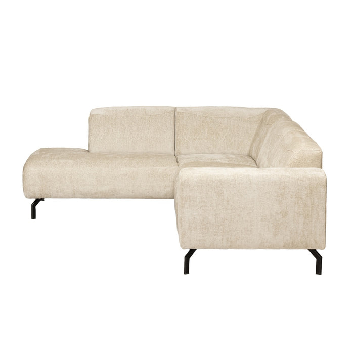 Giga Meubel - Hoekbank Taupe - 3,5-Zits Links - 275x210x77cm - Milan