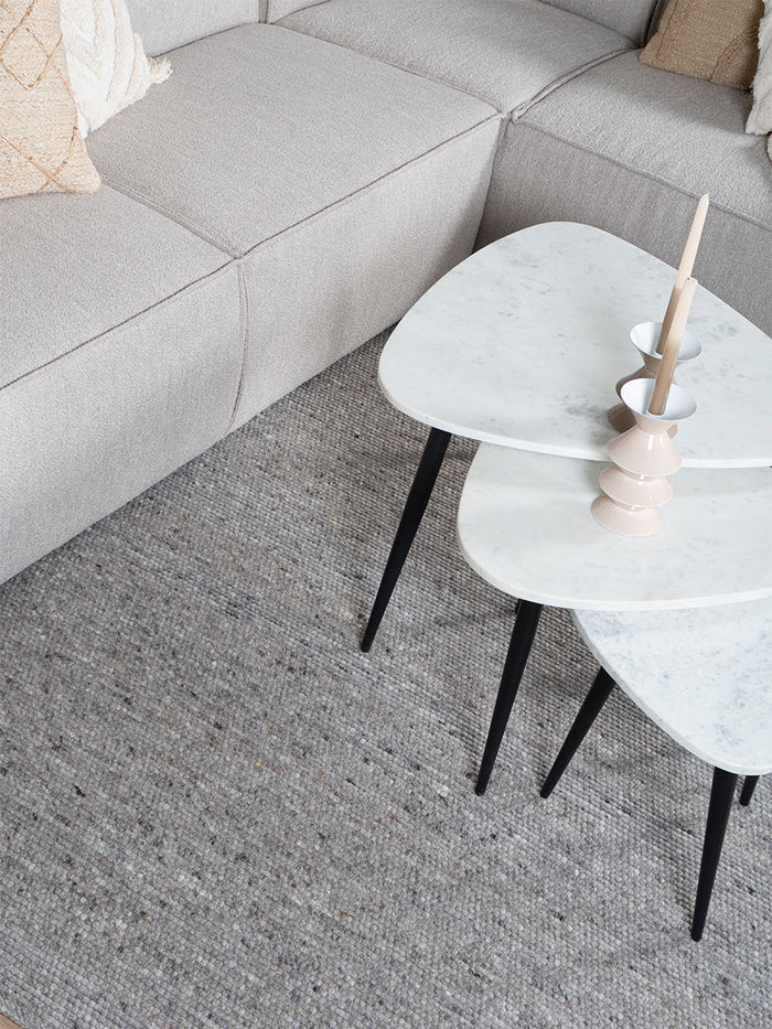 Veer Carpets - Vloerkleed Scott Taupe 240 x 340 cm