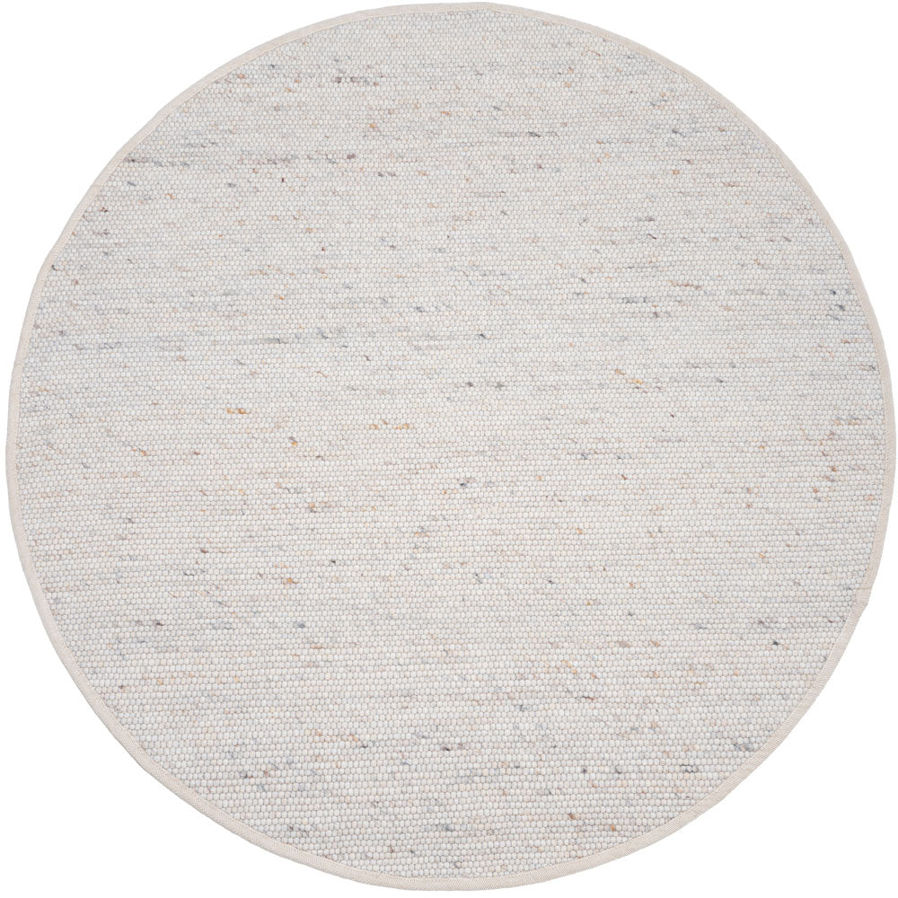 Veer Carpets - Vloerkleed Scott Beige Rond ø160 cm