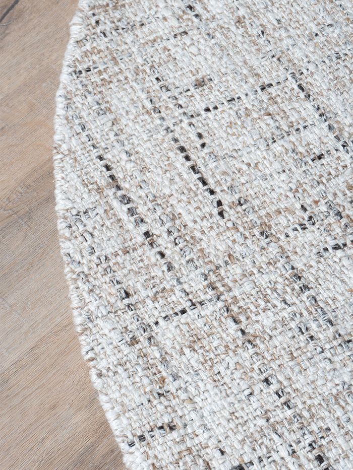 Veer Carpets - Vloerkleed Cross Beige - Rond ø160 cm