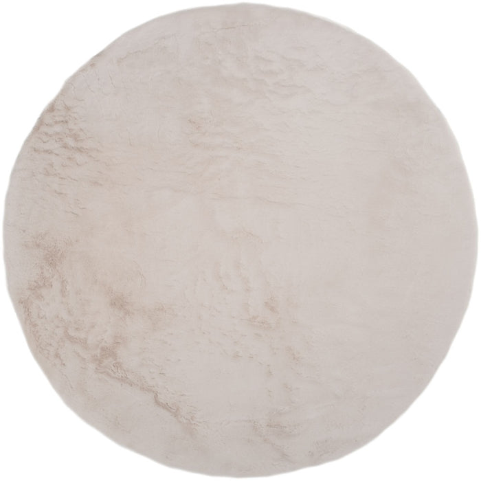 Veer Carpets - Vloerkleed Velluto Beige - Rond ø200 cm