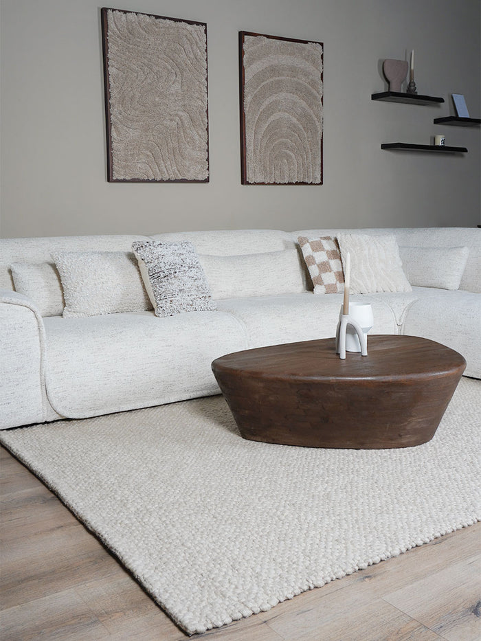 Veer Carpets - Vloerkleed Adige Sand - 240 x 340 cm