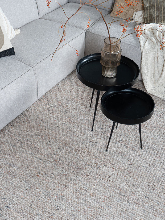 Veer Carpets - Vloerkleed Stone Donker Beige 417 - 140 x 200 cm