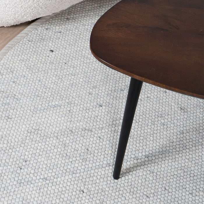 Veer Carpets - Vloerkleed Scott Ivoor Rond ø160 cm