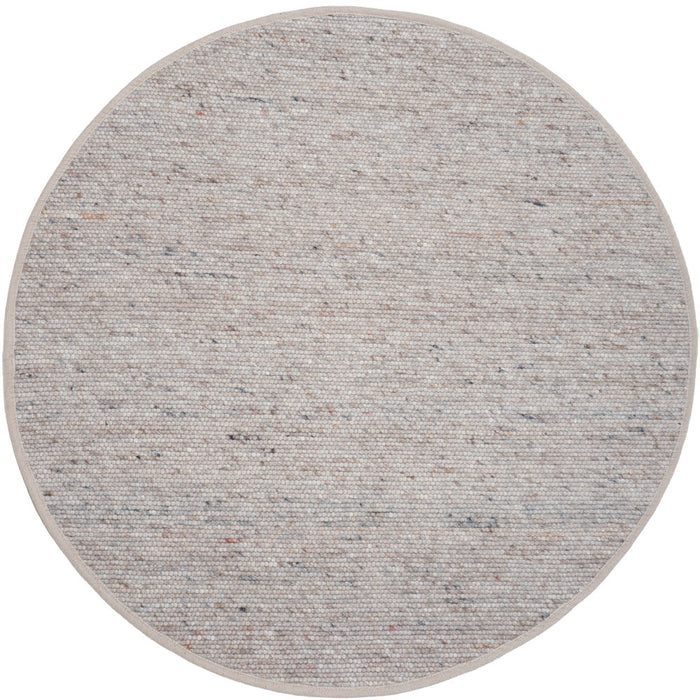 Veer Carpets - Vloerkleed Scott Donker Beige Rond ø160 cm