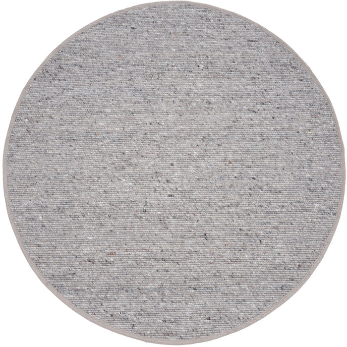 Veer Carpets - Vloerkleed Scott Taupe Rond ø160 cm
