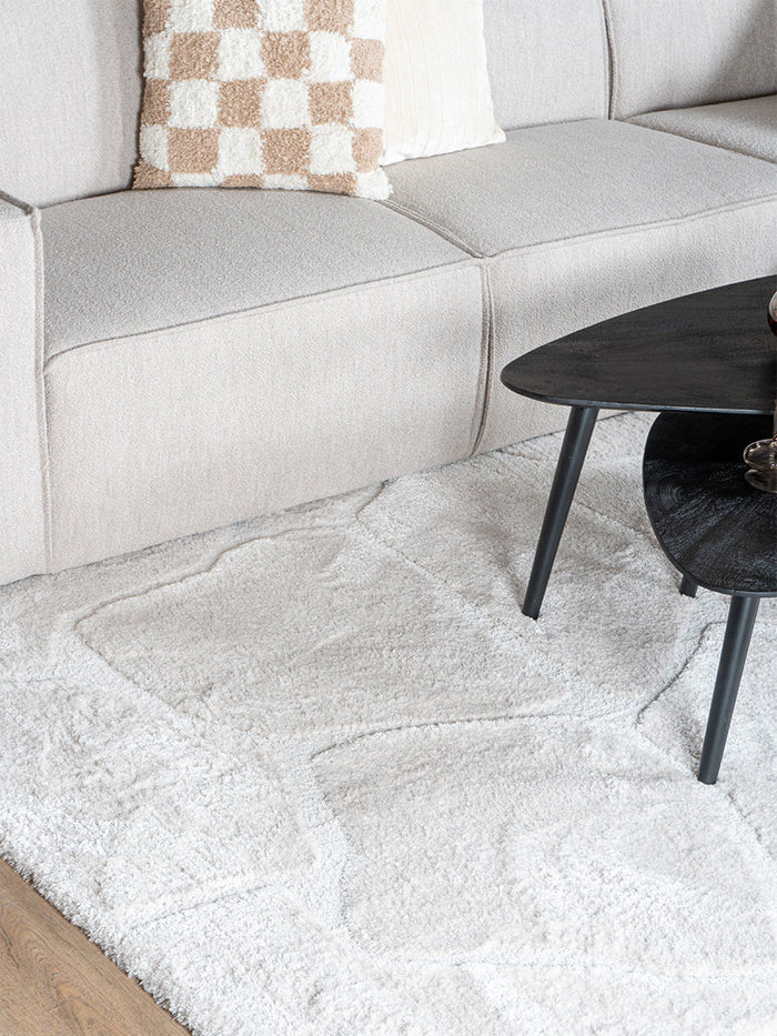 Veer Carpets - Vloerkleed Macy Creme 160 x 230 cm