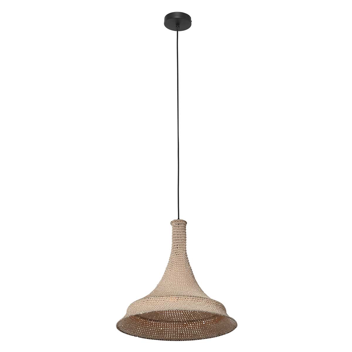 Anne Lighting - hanglamp - Marrakesch - crème - touw - Ø 50cm - E27 -