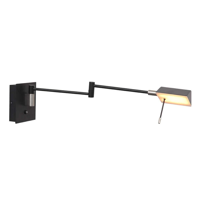 Steinhauer - wandlamp - Retina - zwart - metaal - bedlampje - LED - 3402ZW