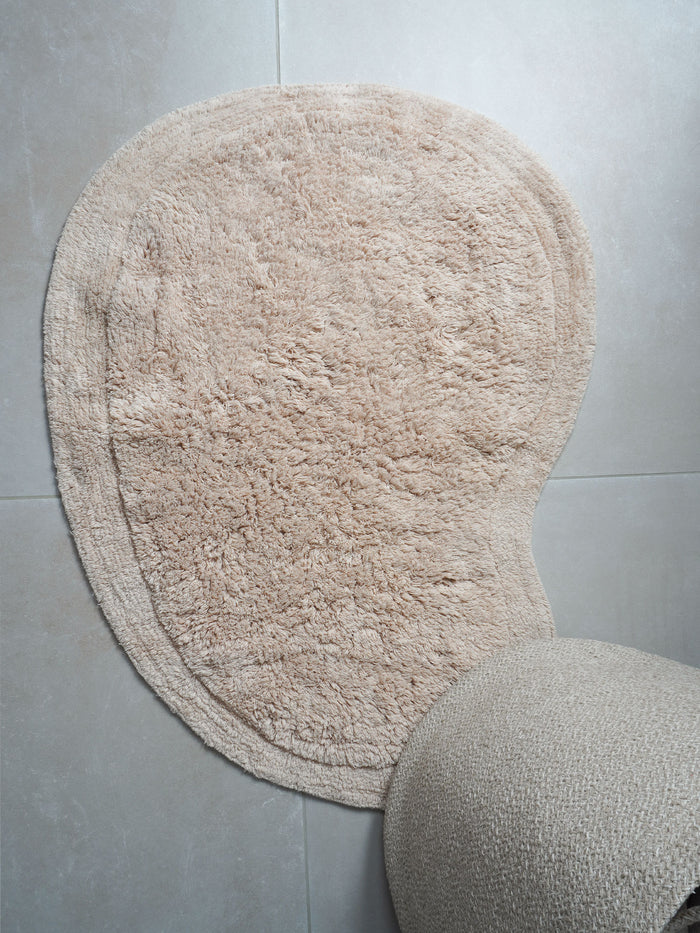 Veer Carpets - Badmat Bodi - Beige 60 x 80 cm