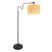 Anne Lighting - vloerlamp - Linstrom - zwart - gras metaal - schemerlamp - E27 - 3730ZW