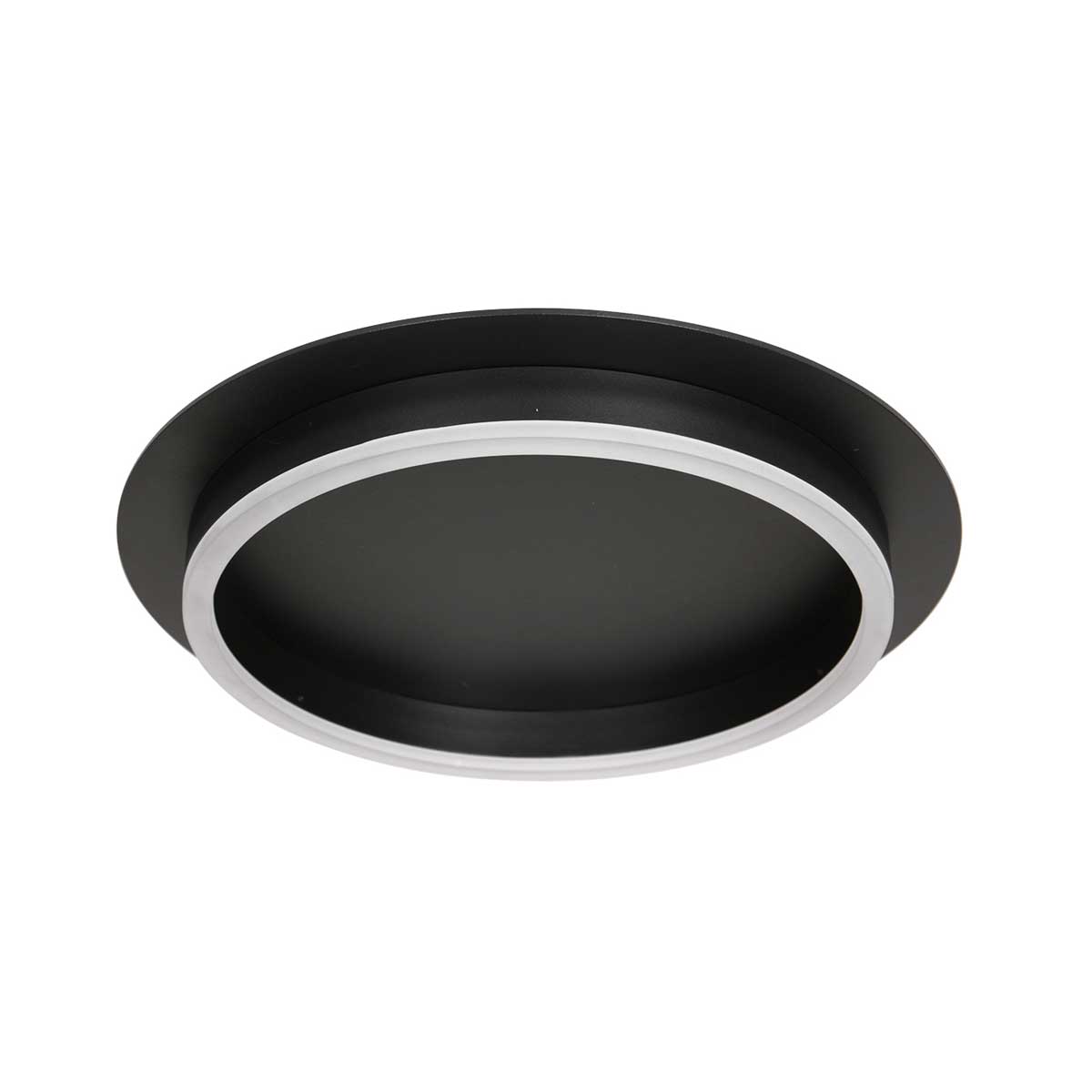 Steinhauer - plafonniere - Ringlux - zwart - metaal - Ø 32cm - LED -