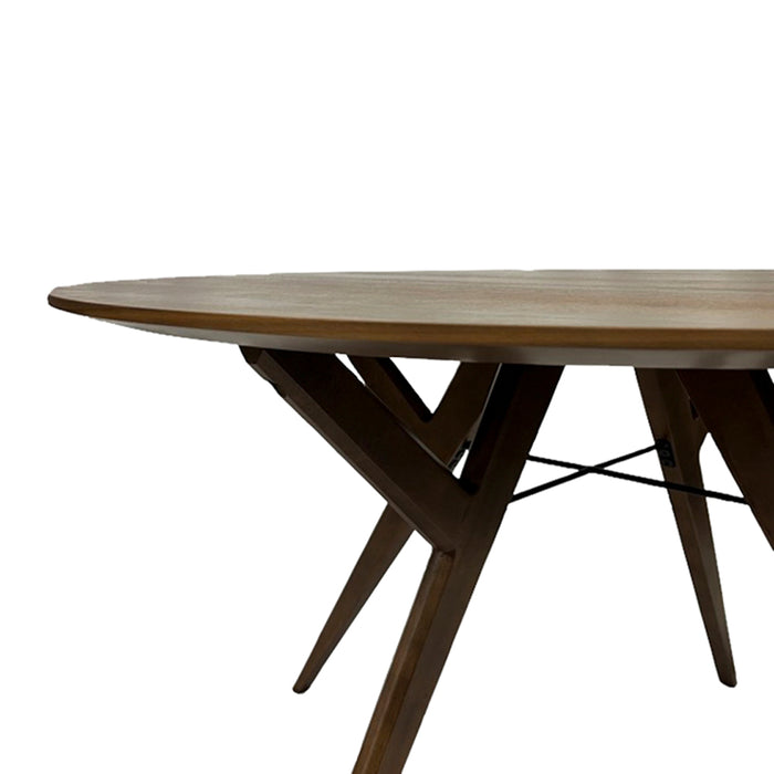 Zuiver x fonQ Ijver Eettafel - Ø 120 - Walnoot