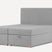 by fonQ Ora Boxspring met Relaxfunctie 160 x 200 cm - Grijs