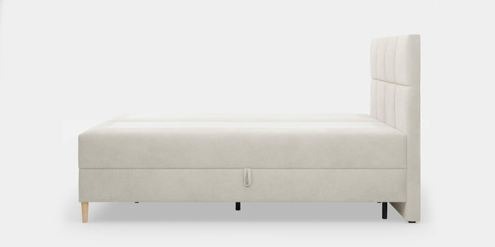 by fonQ Novae Boxspring  met Opbergruimte 160 x 200 cm - Crème / Naturel