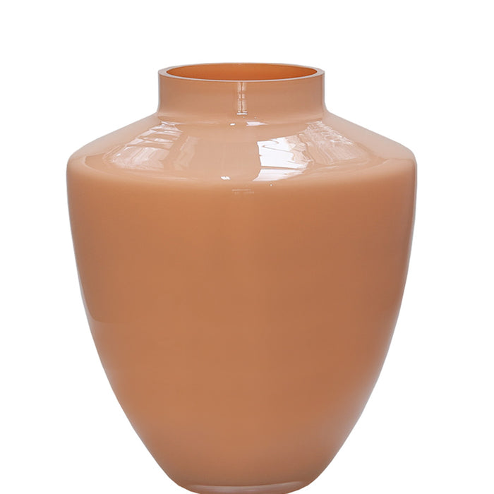 Vase The World - Tugela S pastel peach Ø24,5 x H29 cm
