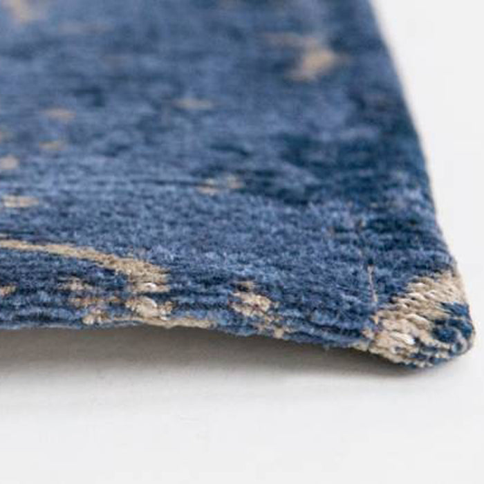 Louis de Poortere Mad Men Vloerkleed 80 x 150 cm - Abyss Blue