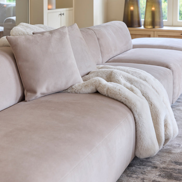 Riviera Maison Plaid Wit - Heather - Polyester (LxB) 180x130