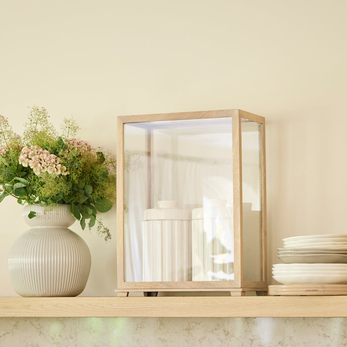 Riviera Maison Voorraadpotten met Deksel Wit - Clay Ribbed - Porselein