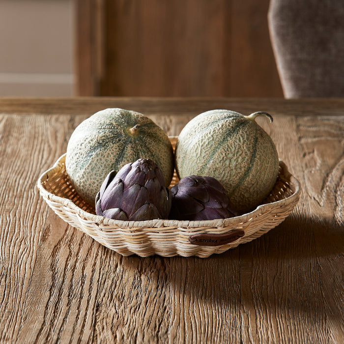 Riviera Maison Schaal Naturel - Benoa - Rattan (ØxH) 27.5x6